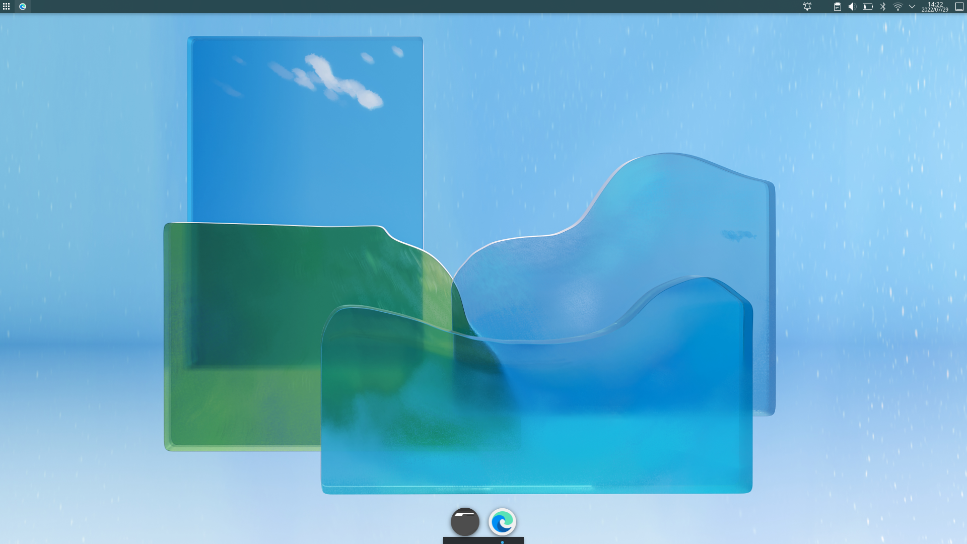 Screenshot of my KDE desktop