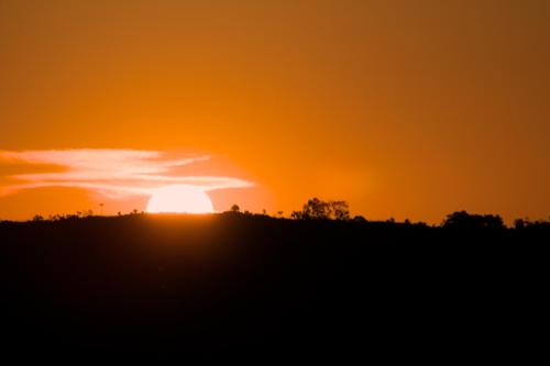 Sunset Over the Kopje - Photo Taken in Middelburg, Mpumalanga - 28 April 2012